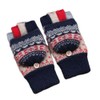 UNICOLD Winter Knitted Fingerless Gloves Thermal Insulation Warm Thickended Wool