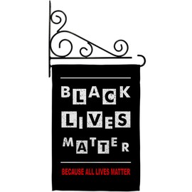 Justice for BLM Wall Art Home Decor Banner Room Flag Pole Patio Lawn Garden Outdoor Decorations Indoor Tapestry Yard Signs Black History Month BLM African Americans Heritage Made in USA