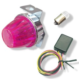 MiHaruTsu Firefly Lamp, Firefly Lamp, LED Explosion Lamp, Runaway Tribe, Old Car Accessory, (Purple)