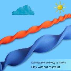 Modeling Clay for Kids, VANJETO Molding Magic Clay for Kids Air Dry, Super Soft Clay for DIY Slime, Ultra Light Air Dry Modeling Clay for Toddlers Children Teens, 7 OZ/Bag