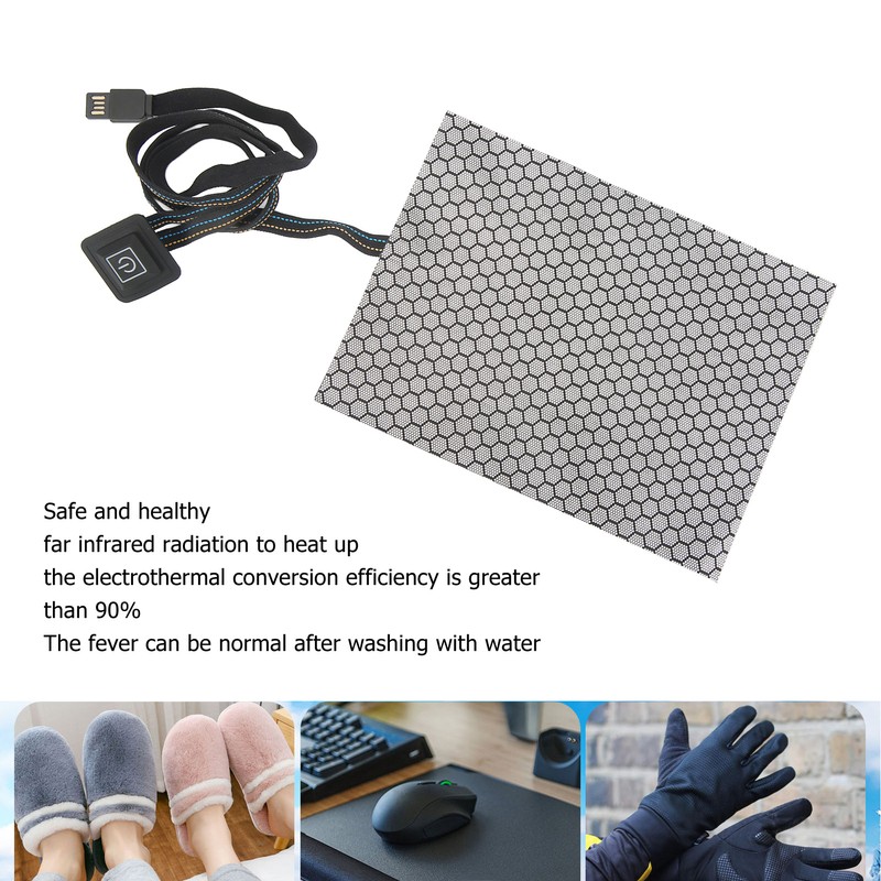 Flexible Clothing Heating Pad Fast Even Heating Safe Bend Resistant