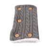 Ruiqas Pram Hand Muff Windproof Snow Knitted Gloves for Parents