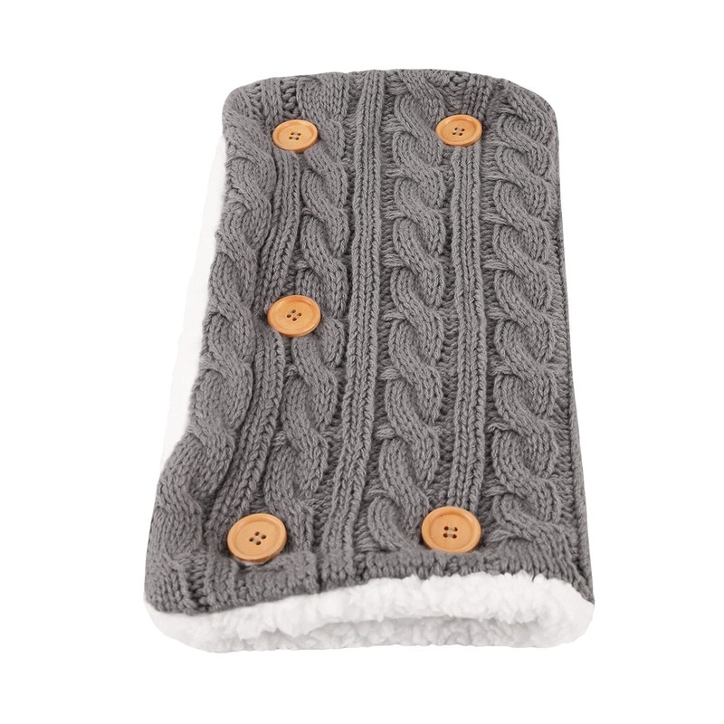 Ruiqas Pram Hand Muff Windproof Snow Knitted Gloves for Parents