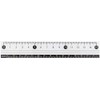 Raymei Fujii APJ188W Ruler, Easy to Read Black and White