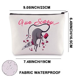 Godfather De Rolo Makeup Bag Pate De Rolo Funny Scary Gifts D & Dragon Zipper Bag, Spooky United Kingdom