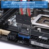 MZHOU USB 3.0 9 Pines a USB 2.0 9 Pines