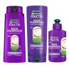Garnier Kit Rutina Fructis Rizos Poderosos Shampoo, Acondicionador Y Crema