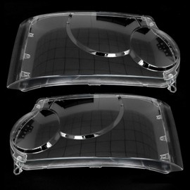 NLQR Pair Left and Right Headlight Lens Cover Not Sport Compatible with Land Rover Range Rover 2006 2007 2008 2009