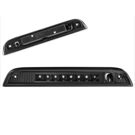 PM PERFORMOTOR Compatible with Jeep Patriot 07-17 Full LED Third 3RD Tail Brake Light Rear Stop Lamp Black