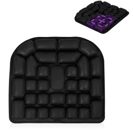 Dreamoon Press Type Inflatable Cushion, Air Inflatable Pressure Relief Seat Cushion, Inflatable Seat Cushion for Remote Working, Office Chair, Wheelchair, Cars, Home Living - 18.8 * 17”