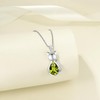 Odinstone Cat Birthstone Necklaces Jewelry Sterling Silver Cat Pendant Necklace