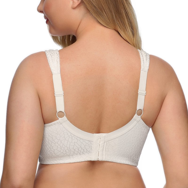 DotVol Women's Full Coverage Minimizer Bra Non-Padded Lace Wirefree Soft