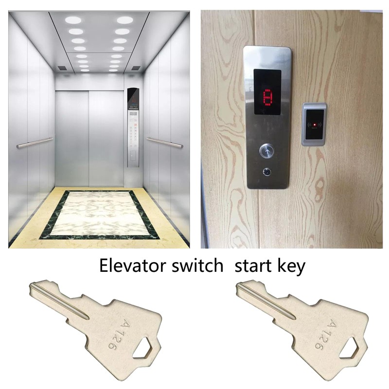 Newyuan 6Pcs Ignition Keys Replacement - A126 Compatible with APEM,