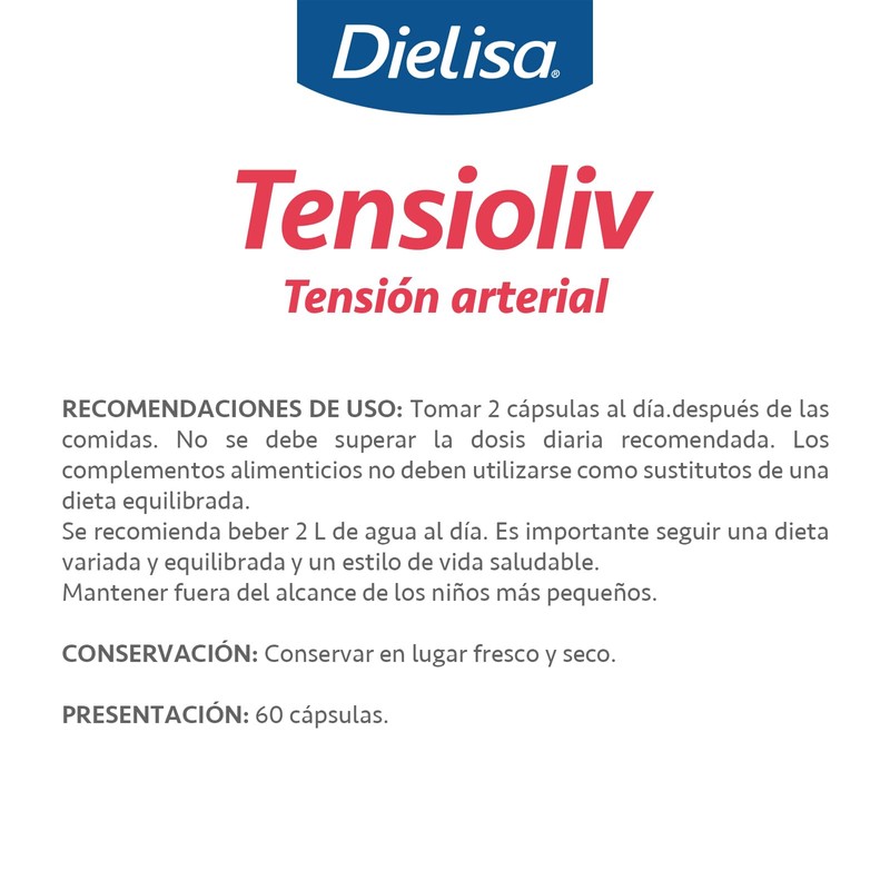 Dielisa - Tensiolive - 60 Capsules