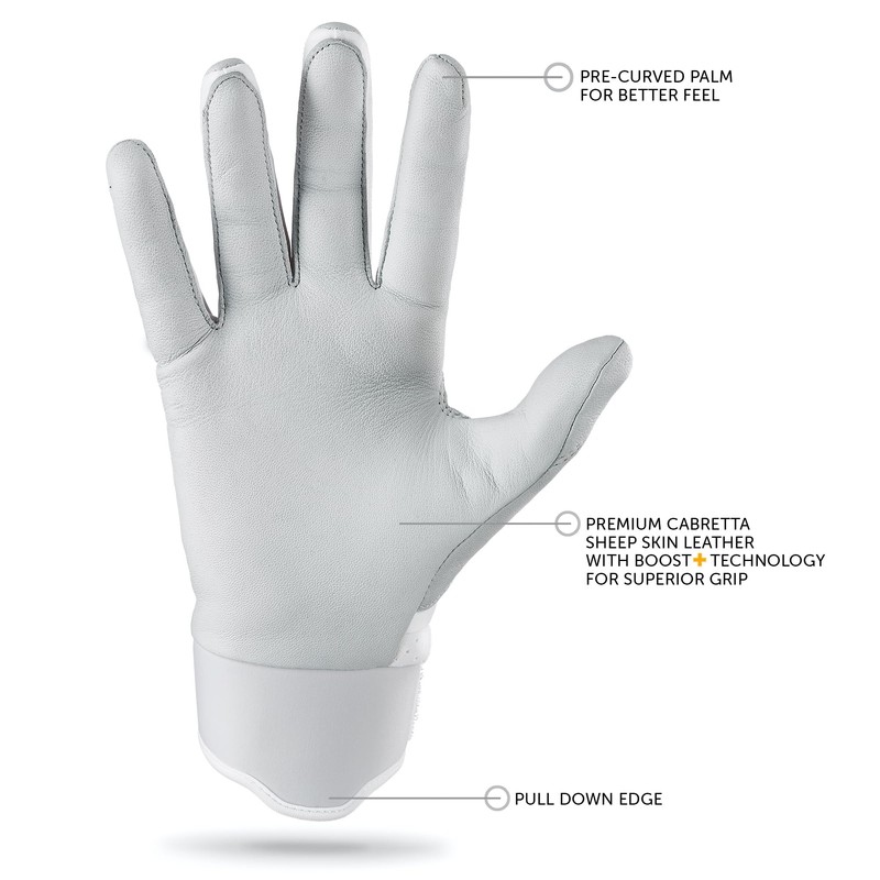 Grip Boost Loaded Baseball Batting Gloves with Boost Plus Leather