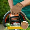 HANDLANDY Leather Gardening Gloves, Work Gloves for Men and Women,