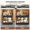 Seinloes 2 Pack Pull Out Cabinet Organizers 21"Deep with Raising