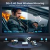 FUDONI Native 1080P WiFi Bluetooth Projector, Built-in Speaker, Portable