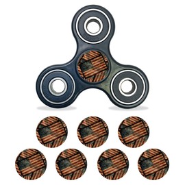 MightySkins Vinyl Decal Skin Compatible with Fidget Spinner Center Cap – Vintage American | Protective Sticker Wrap for Your Fidget Toy Bearing Cap | Easy to Apply Cover
