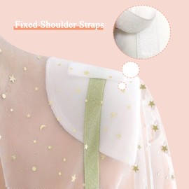 MiDube® Thickness 2cm / 0.78inch Foam Shoulder Pads Set Polyester Pad for Women Men Teens Sewing Accessories Clothes Set-in Shoulder Pads White and Black 2 Pairs