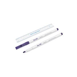 5pk Ezy-Aid STERILE Skin Marker | Gentian Violet Ink, Ruler in Sterile Pack, Individually wrapped | Fine, Regular, Extra Fine & Broad Tip | Non Toxic, Safe on sensitive skin (Broad Tip, 5pk)