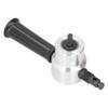 ANKROYU Double Head Nibbler, Aluminum Alloy Drill Attachment Metal Cutter,