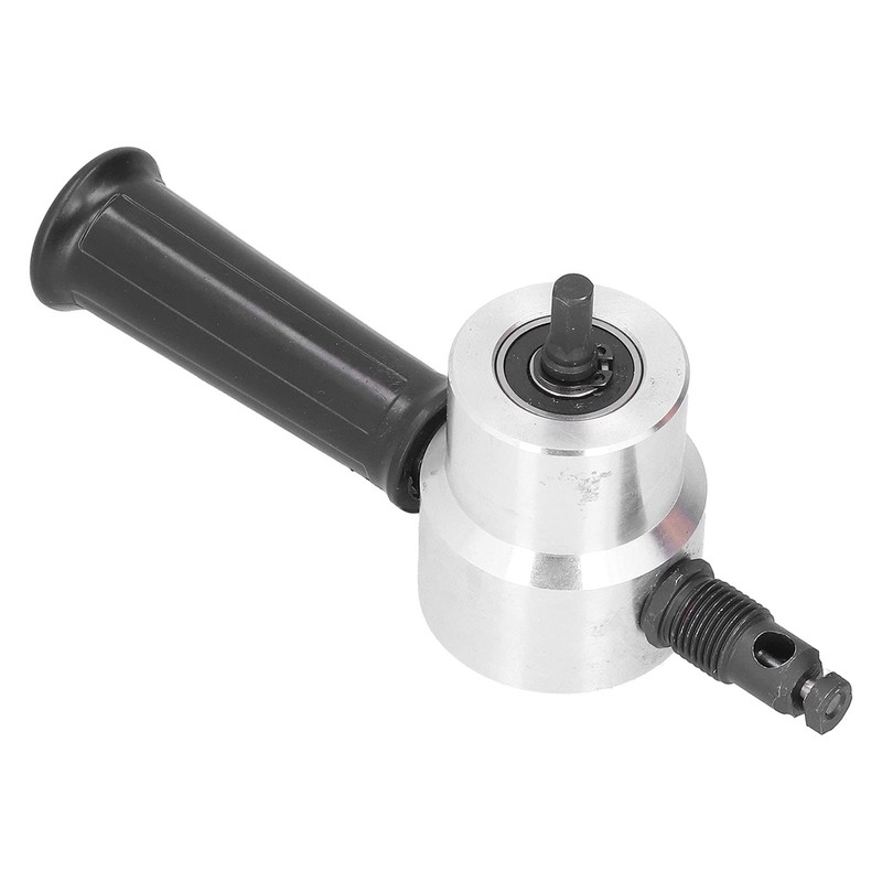 ANKROYU Double Head Nibbler, Aluminum Alloy Drill Attachment Metal Cutter,