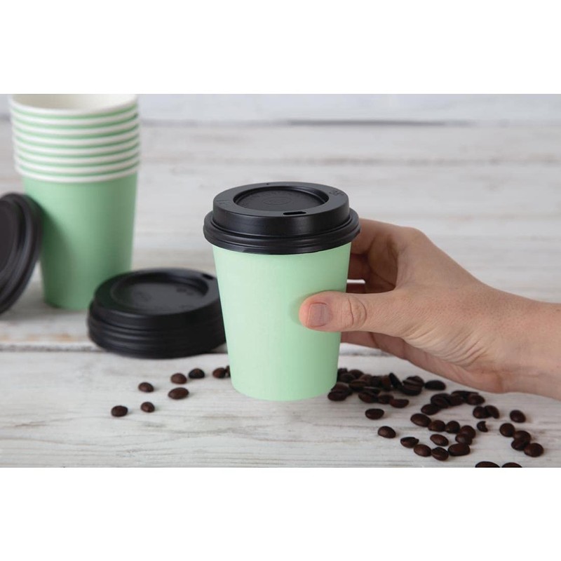 Fiesta GP400 Takeaway Coffee Cups, Single Wall, 8 oz., Turquoise