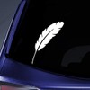 Bargain Max Decals Feather Silhouette Sticker Decal Notebook Car Laptop