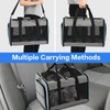 VKYSTAR Portable 2-in-1 Pet Carrier,Double Compartment Cat & Dog Carrier