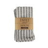INFEI Broad Striped Cotton Blended Dinner Cloth Napkins - Set