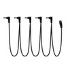 SONICAKE 9V DC 5-Way Daisy Chain Cable Right Angle Plug