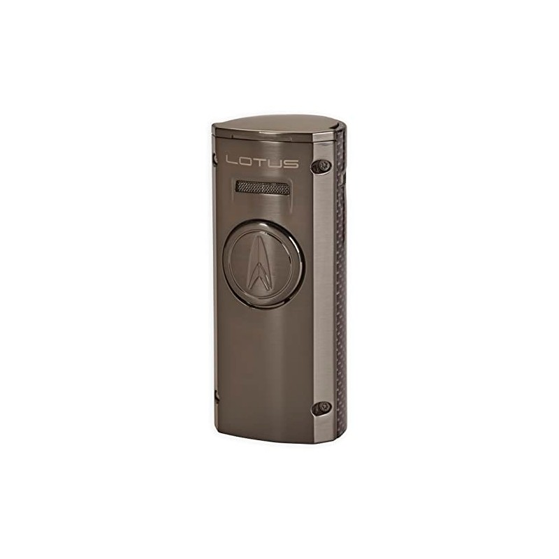 Lotus Minister Table Cigar Lighter with Quad Wind-Resistant Torch Flames,