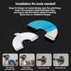 3 Pack Wall Split Flange Self-Adhesive Split Flange for Pipes