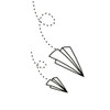 Oottati Small Cute Temporary Tattoo Sticker Set of 2 -