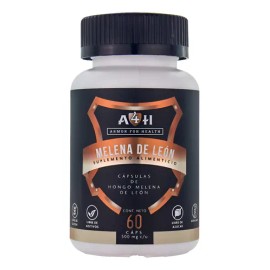 A4h Hongo Melena De León 60 Capsulas 500mg Concentración                                                                                              