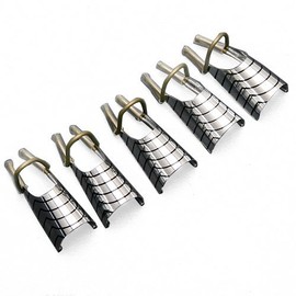 5pcs Reusable UV Gel Acrylic French Nail Art Tips Extension Guide Tool Forms Set