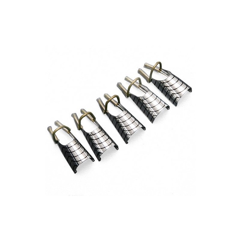 5pcs Reusable UV Gel Acrylic French Nail Art Tips Extension