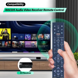 RAV205 V473220US Remote Replacement fit for Yamaha AV Receiver HTR-5230 RX-V396 RX-V396RDS YHT-17 Home Theater