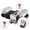 Heschen Electrical Pneumatic 4 Solenoid Valve, 4V230C-08, 24VDC, PT1/4, 5