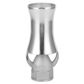 Stainless Steel Cedar Shaped Fountain Nozzle Adjustable Water Spray Head Pond SprinklerG1 Female Thread dn25