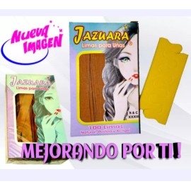 Jazuara/Pulefin Limas Para Manicure 3 Cajas Jazuara Con 100 Limas