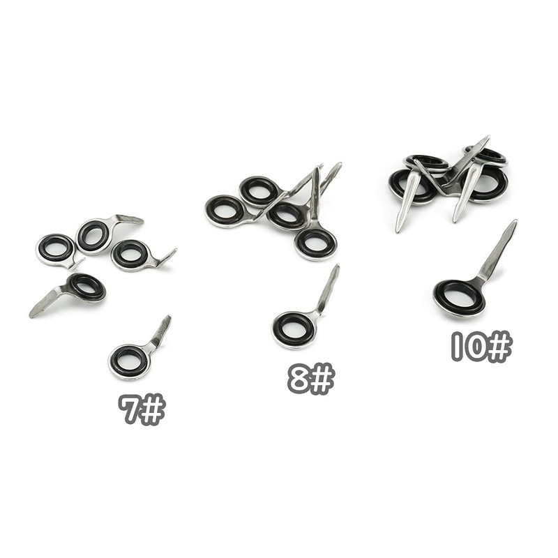 Rod Guide, Single Foot Stainless Steel, 7#, 8#, 10#, Fishing