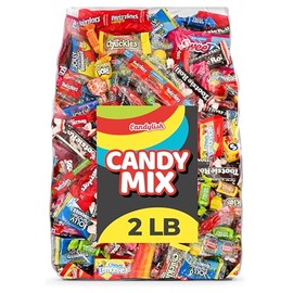 Candy Mix Variety Pack – 2 LB Bulk Assorted Candy Individually Wrapped – Big Bag of Candy for Piñata Stuffers, Goodie Bags, Birthday Parties, Kids’ Treats & Party Favors