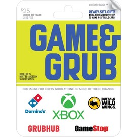 Game & Grub Gift Cards