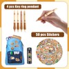 Capybara Pencil Case Kit,57Pcs Capybara Stationery Set School Pencil Pouch