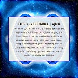 Devinez Third Eye Chakra (Ajna) Essential Oil Roll-on Blend (10ml), Therapy Oil - with Natural Essential Oil & Amethyst Gem Stone - for Chakra Balance, Meditation, Yoga, Reiki & Healing
