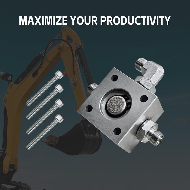 The three-way directional control valve is suitable for most small
