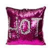 Mr Gadget Solution® Hot Pink Silver 16'' Magic Mermaid Pillow