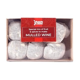 Mulled Wine Spice | Festive Drink Mulling Spices Pouchettes by Green Cuisine | Mulled Wine | Perfect for Christmas Hampers | Christmas Parties | Presents for Him and Her (Mulled Wine Spice)